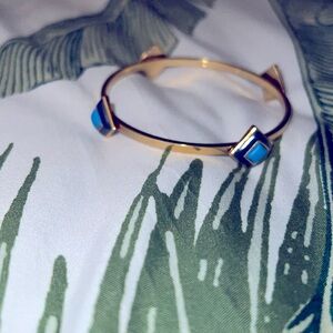 AEGEAN EYE BANGLE by Trina Turk-Turquoise & Enamel-Gold Plated